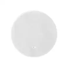 Front. KEF - 8" Passive Subwoofer - White.