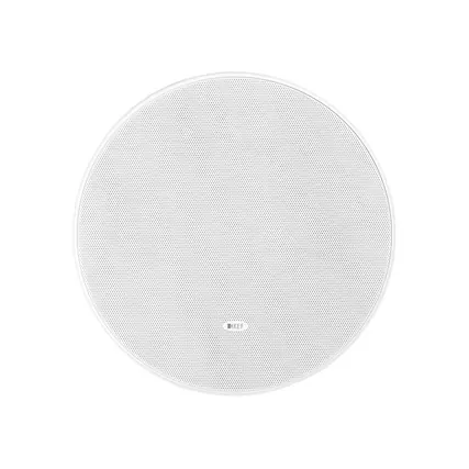 Front. KEF - 8" Passive Subwoofer - White.