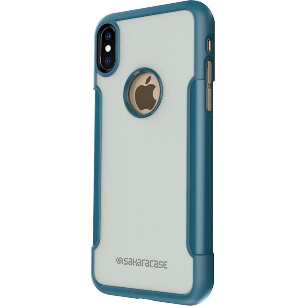 Front. SaharaCase - OnlyCase Series Case for Apple® iPhone® X and XS - Lizard Blue.