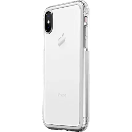 Front. SaharaCase - OnlyCase Series Case for Apple iPhone X and XS - Clear Crystal.