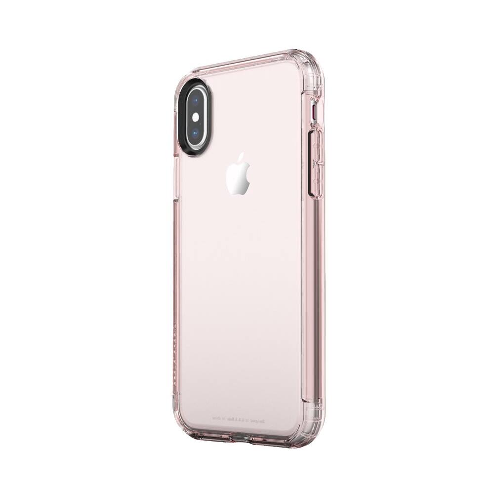 Front. SaharaCase - OnlyCase Series Inspire Case for Apple® iPhone® X and XS - Rose Gold Clear.