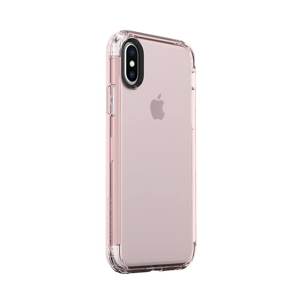 onlycase series inspire case for apple iphone x and xs - rose gold clear