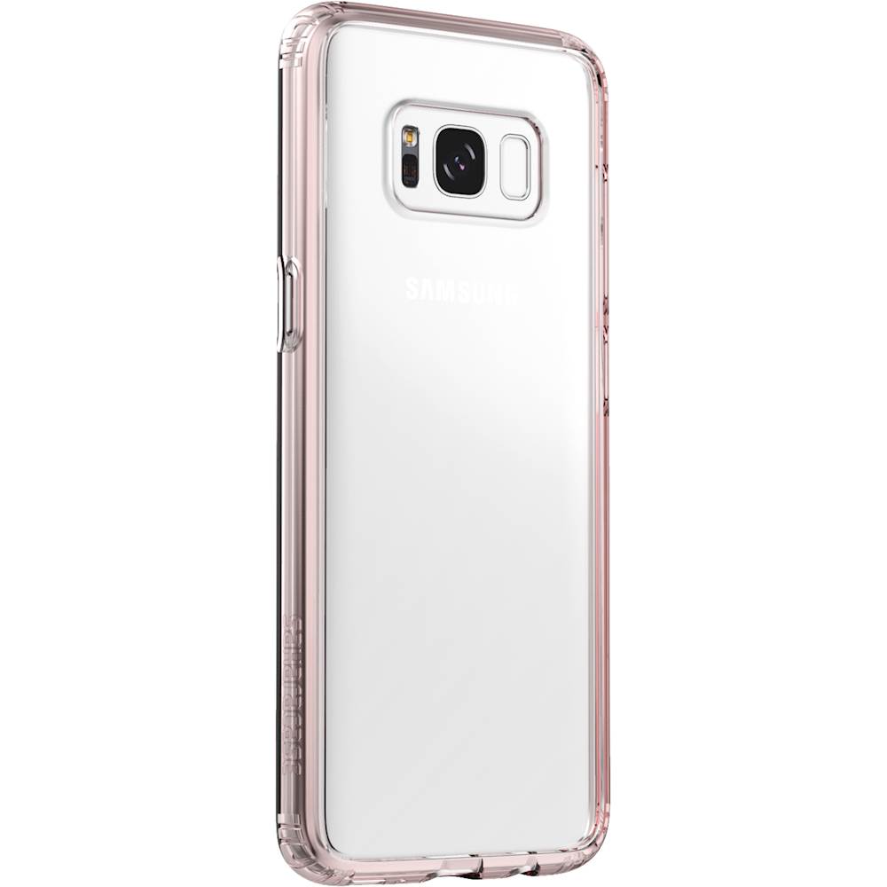 Angle View: SaharaCase - Folio Case for Samsung Galaxy Tab S8 - Clear/Pink