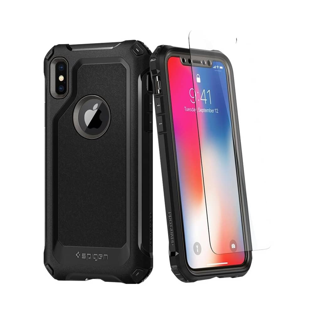 Best Buy: Spigen Pro Guard Modular Case for Apple® iPhone® X Gunmetal ...