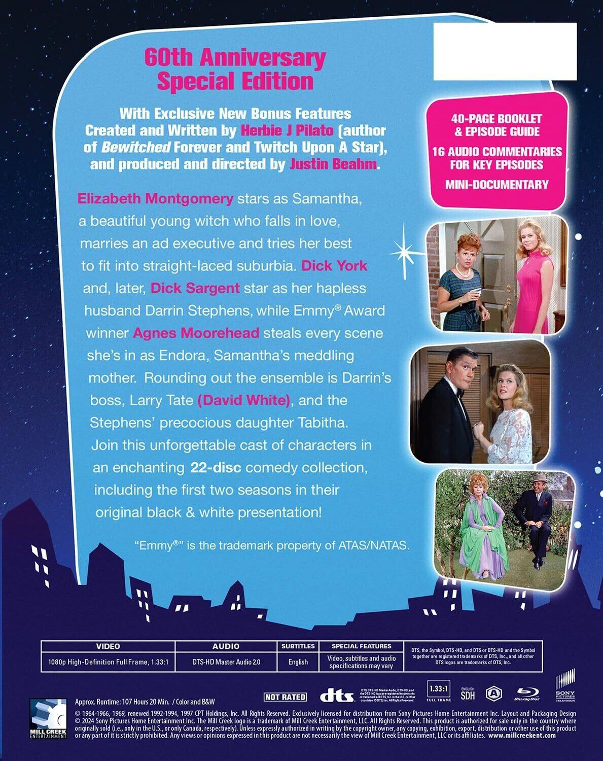 Alt View 1. Bewitched: The Complete Series (60th Anniversary)   - BLU-RAY.