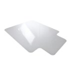 Floortex - Premium Vinyl Chair Mat for Low Pile Carpets - 36" x 48" Lipped - Clear