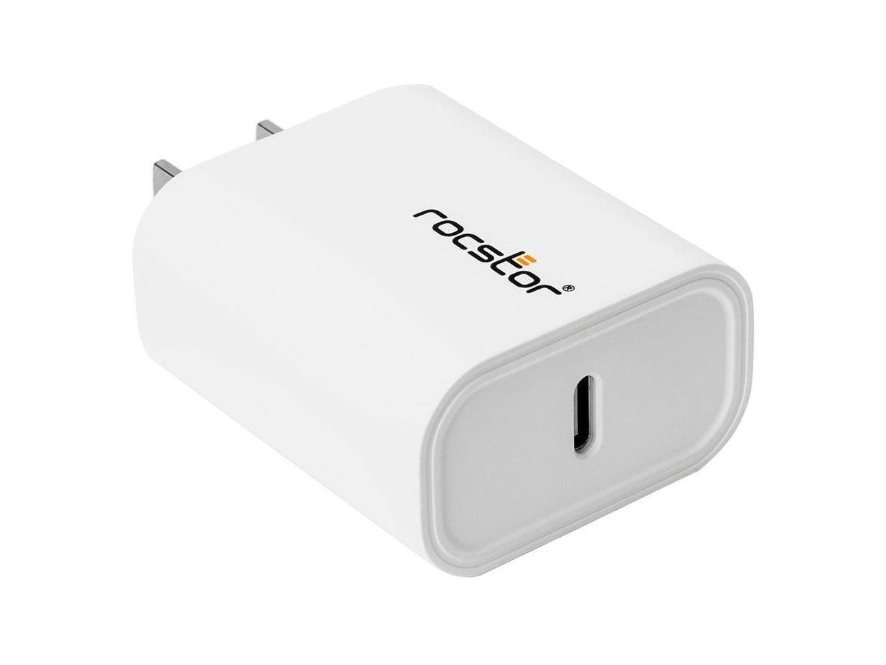 Alt View 4. Rocstor - Rocstor 20W Smart USB-C Power Adapter Y10A256W1.