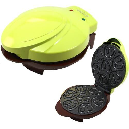 Left. Brentwood - (TS-251) Mini Pretzel Maker - Yellow//Black.