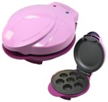 Front Zoom. Brentwood - Mini Cupcake Maker - Pink.