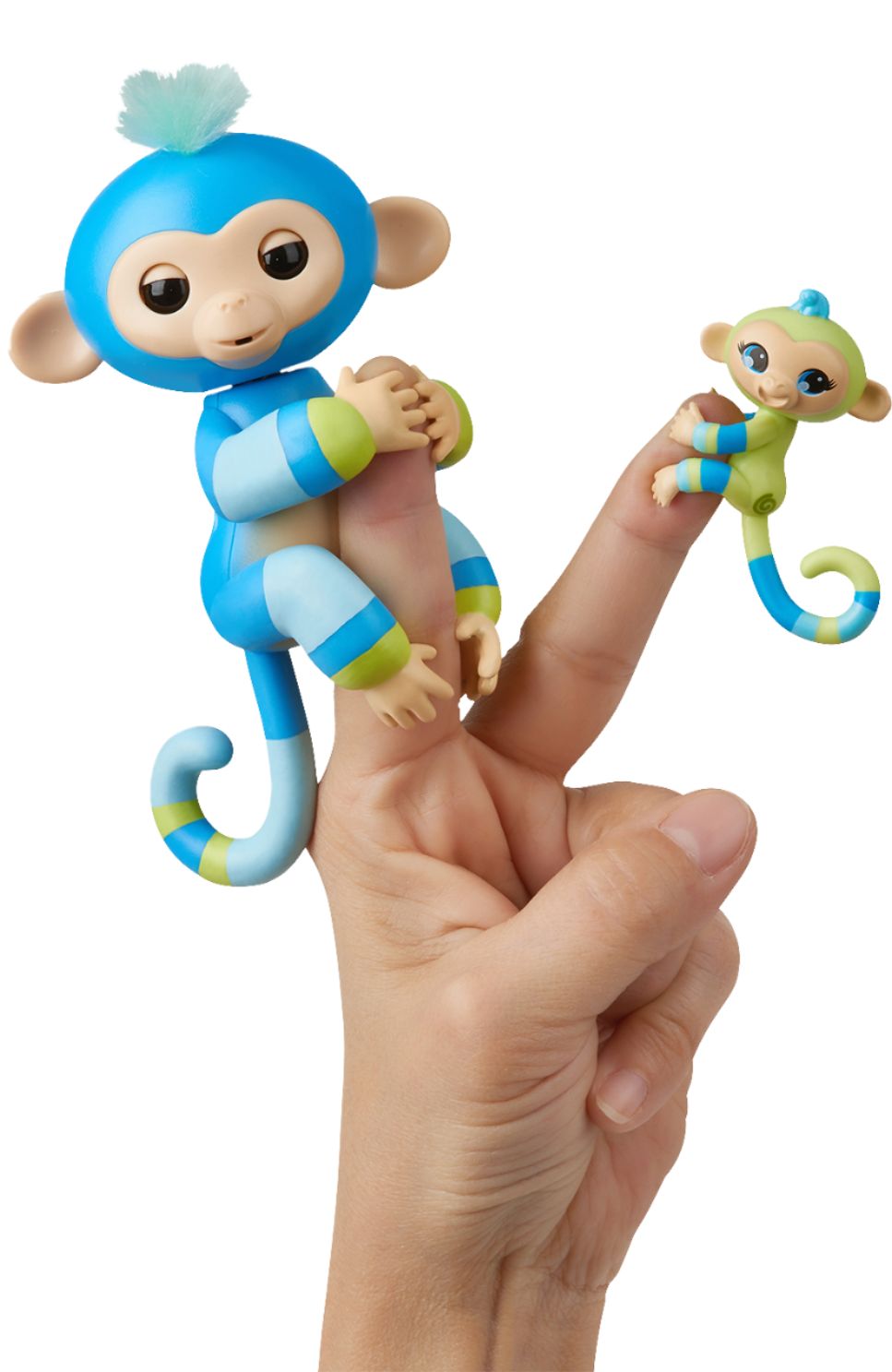 WowWee Fingerlings Baby Monkey Charlie Blue & Green 3723 - Best Buy