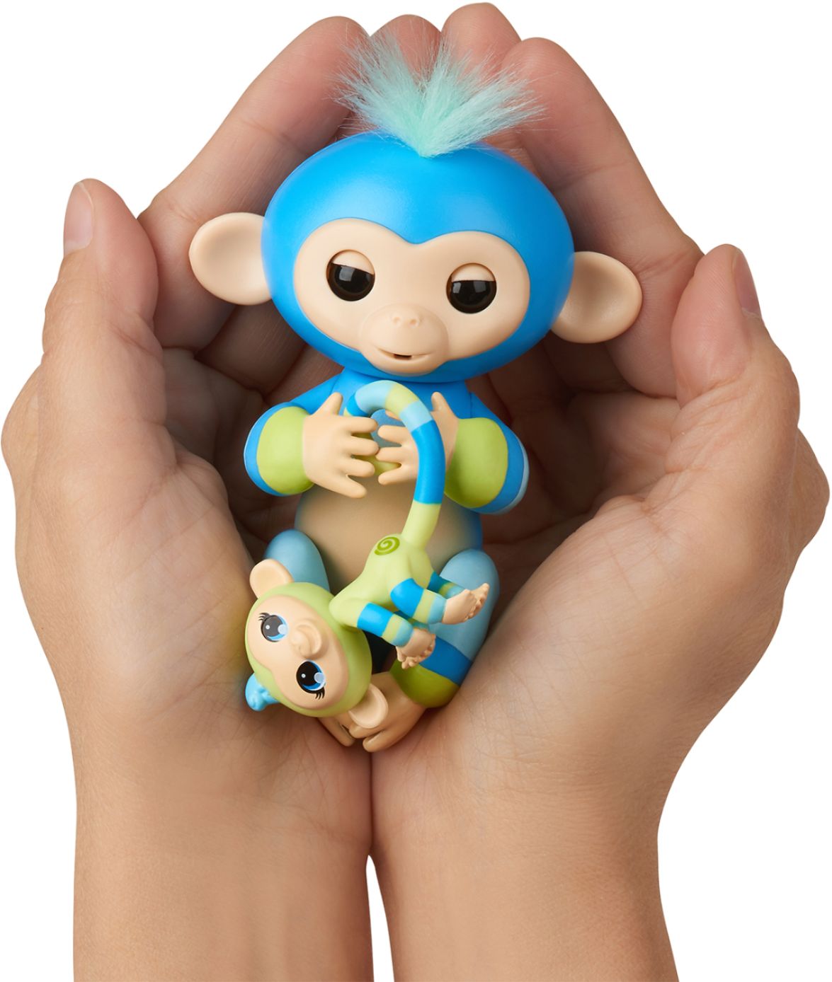 WowWee Fingerlings Baby Monkey Charlie Blue & Green 3723 - Best Buy