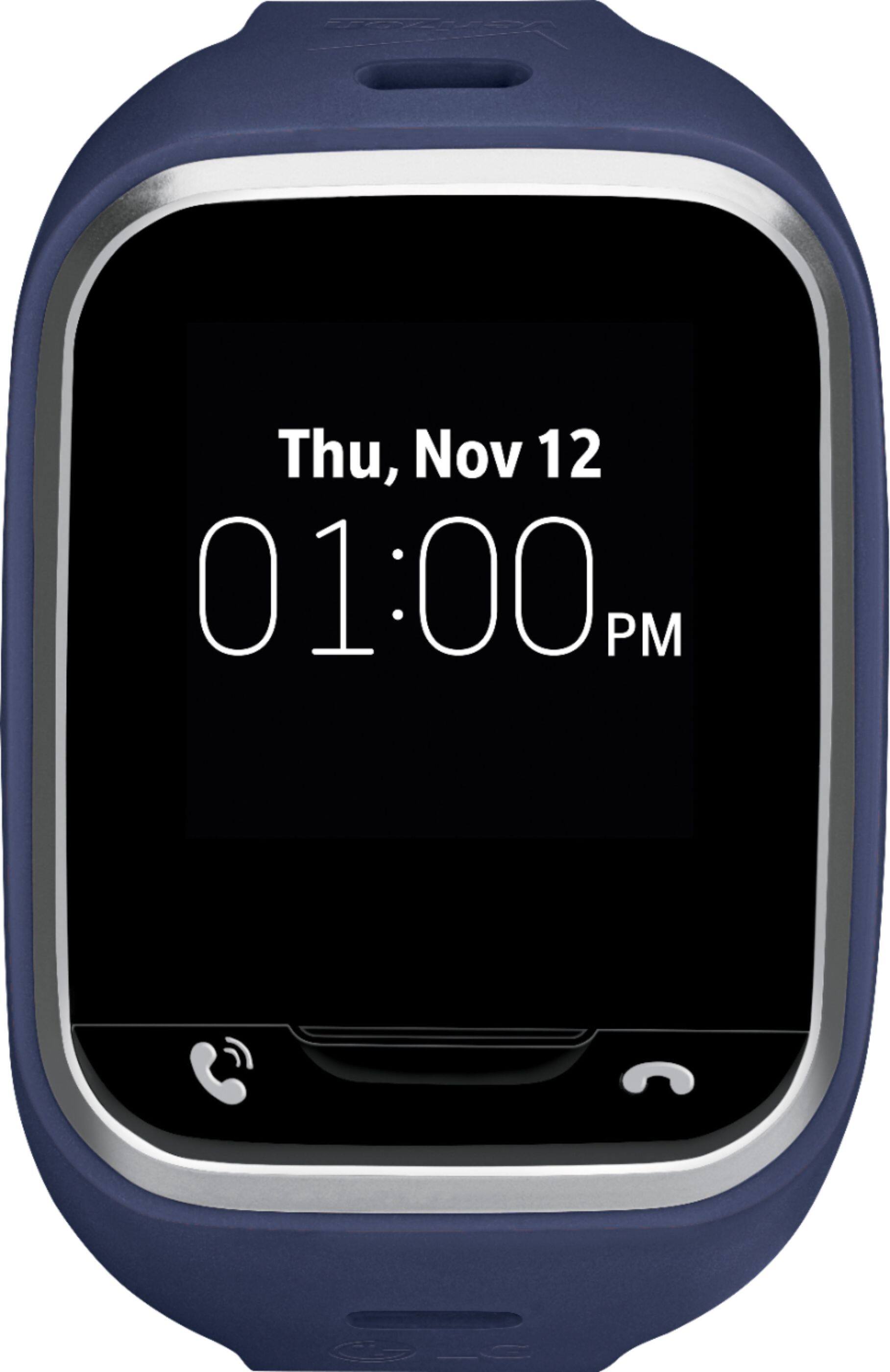 LG GizmoGadget Smartwatch Plastic Verizon Blue LG-VC200B Best Buy