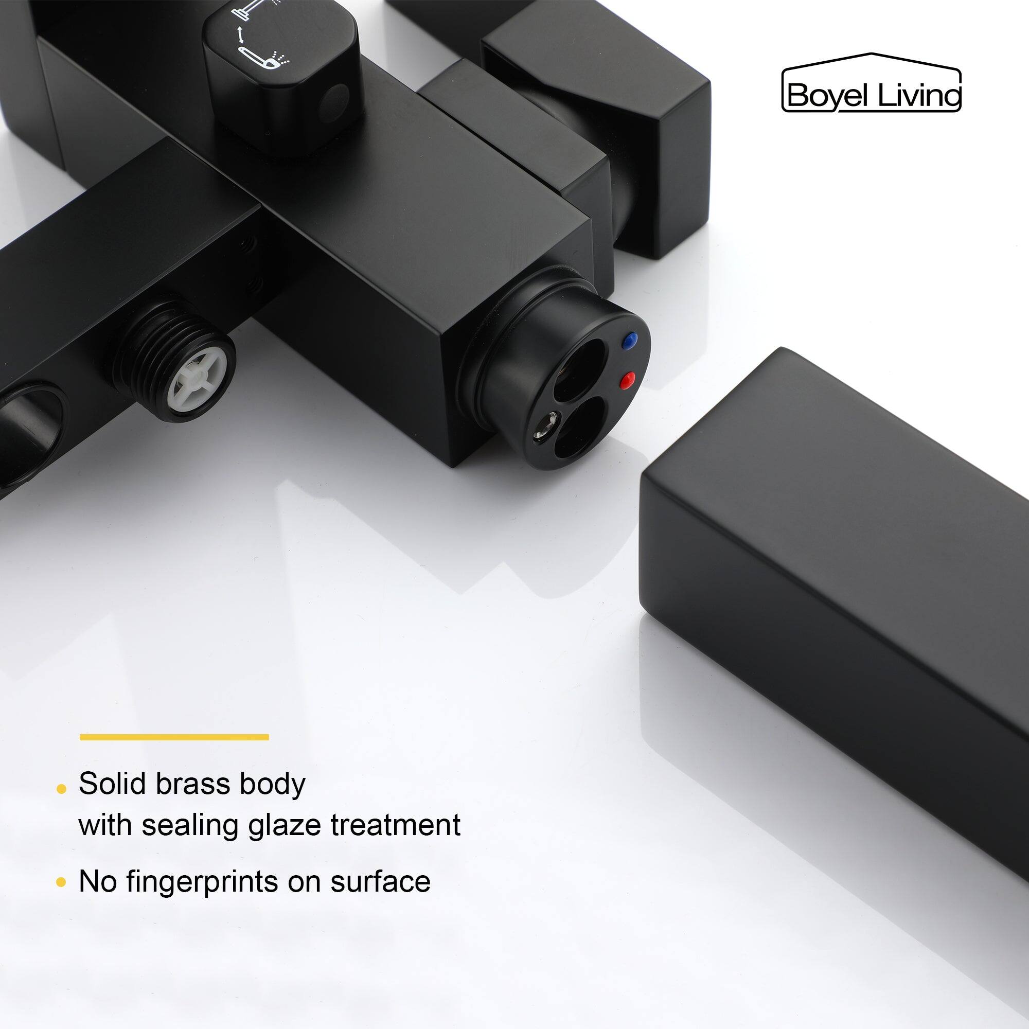 Boyel Living
Solid brass body with sealing glaze treatment
No fingerprints on surface