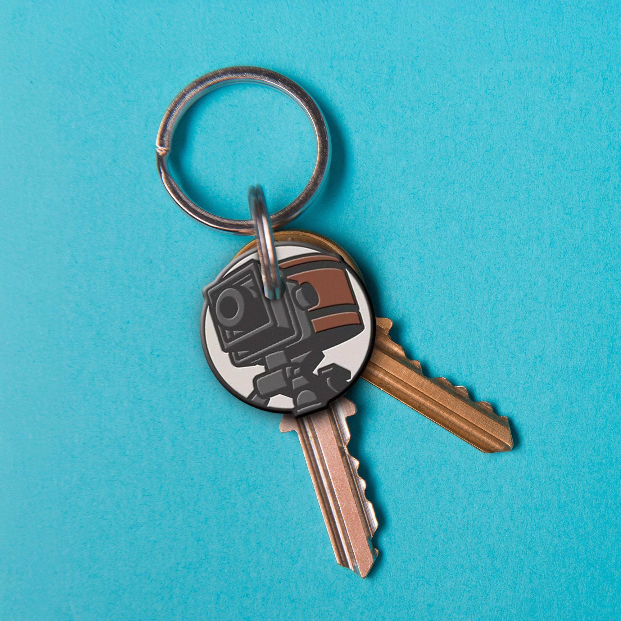 Alt View 2. Crowded Coop - Team Fortress 2 Sentry Keycap Key Cover - Black.