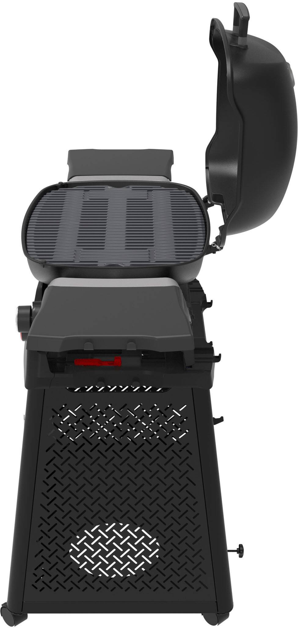 Alt View 11. Weber - Q 2800N+  liquid Propane Gas Grill With Stand - Mindnight Black.