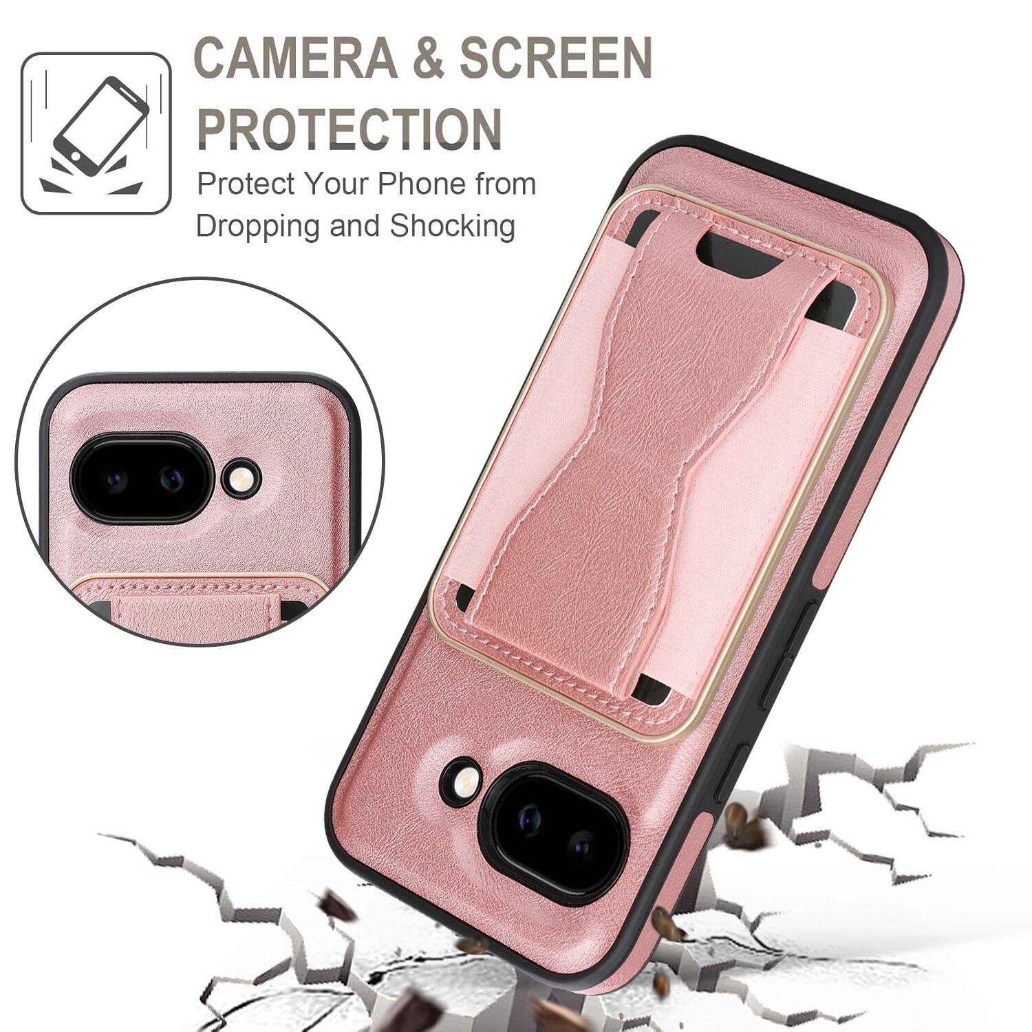 CAMERA & SCREEN PROTECTION  
Protect Your Phone from Dropping and Shocking