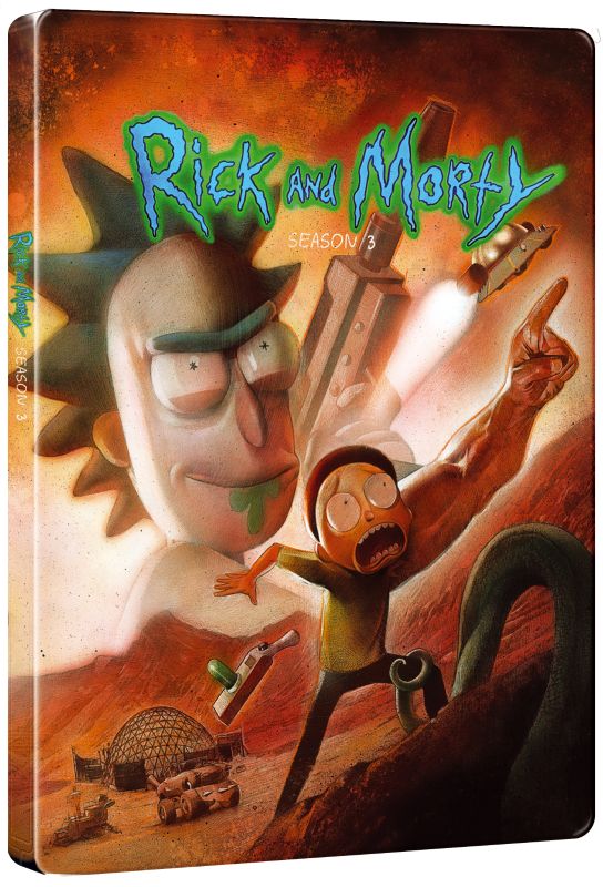  Rick and Morty: Season 3 [SteelBook] [Blu-ray] [Only @ Best Buy]