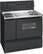 Angle Standard. Frigidaire - 40" Self-Cleaning Freestanding Electric Range - Black.