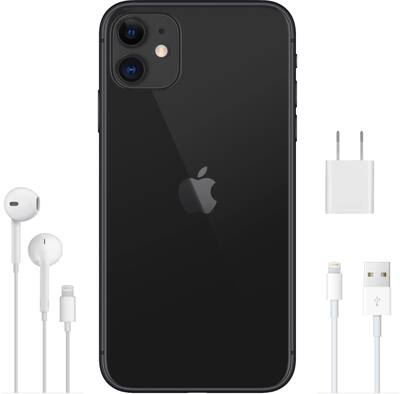 Apple iPhone 11 with 64GB Memory Cell Phone (Unlocked) Black Apple iPhone 11 with 64GB Memory Cell Phone (Unlocked) Black