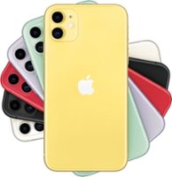 Apple - iPhone 11 with 64GB Memory Cell Phone (Unlocked) - Yellow - Front_Zoom