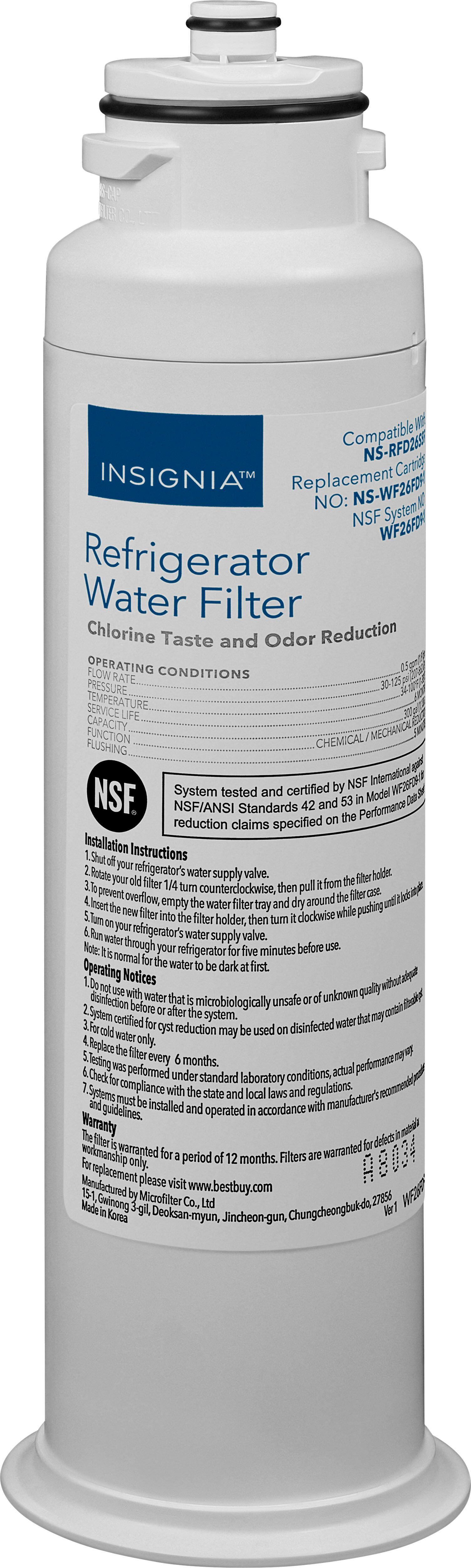 Alt View 14. Insignia™ - Water Filter for Select Insignia Refrigerators - White.