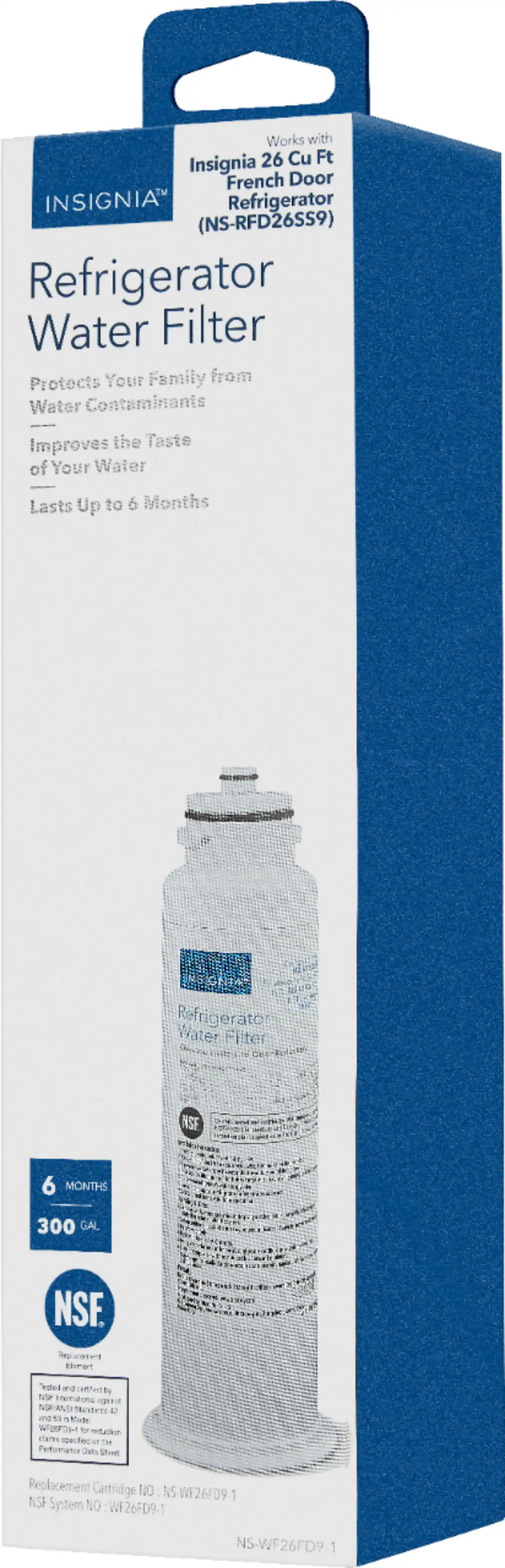 Insignia™ - Water Filter for Select Insignia Refrigerators - White