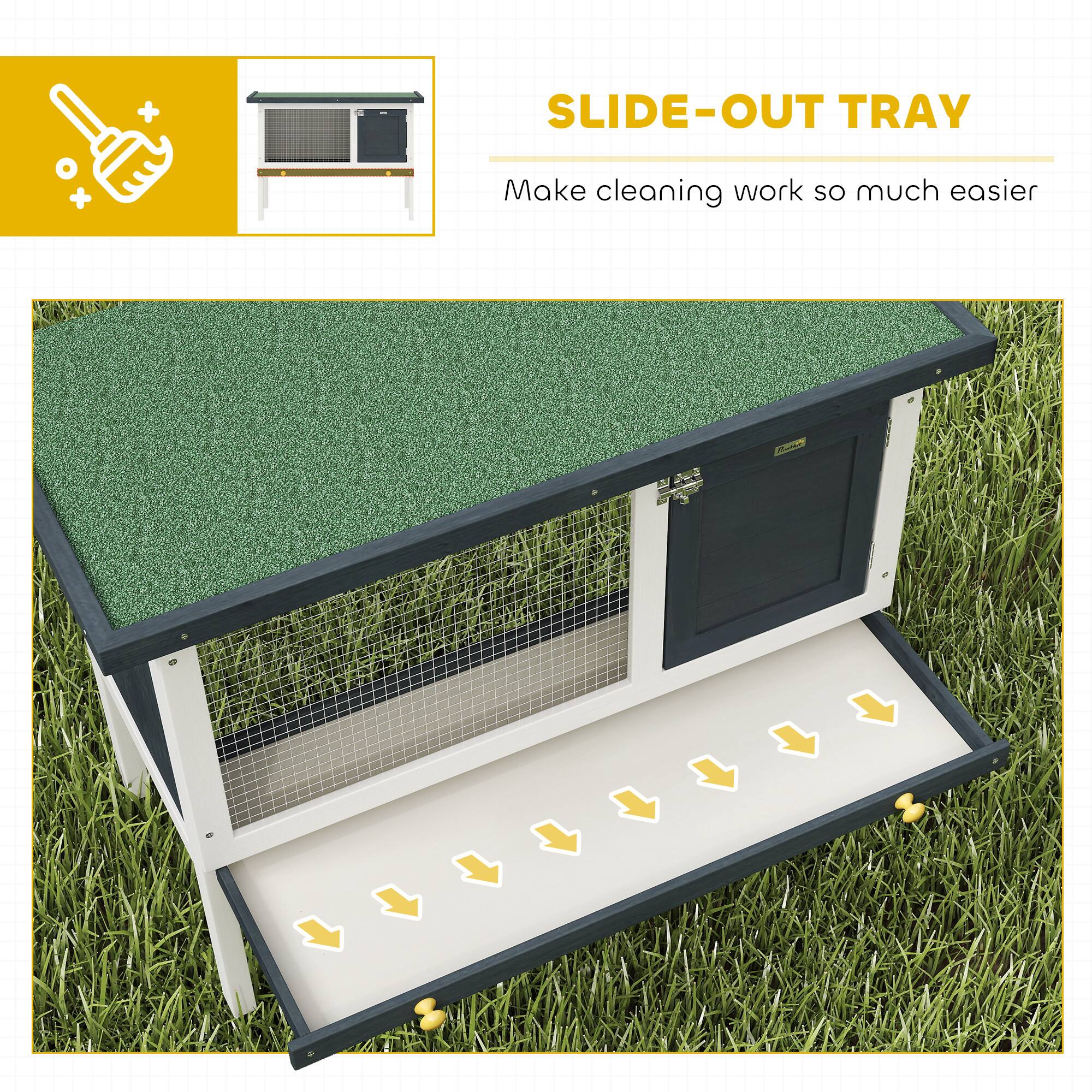SLIDE-OUT TRAY  
Make cleaning work so much easier