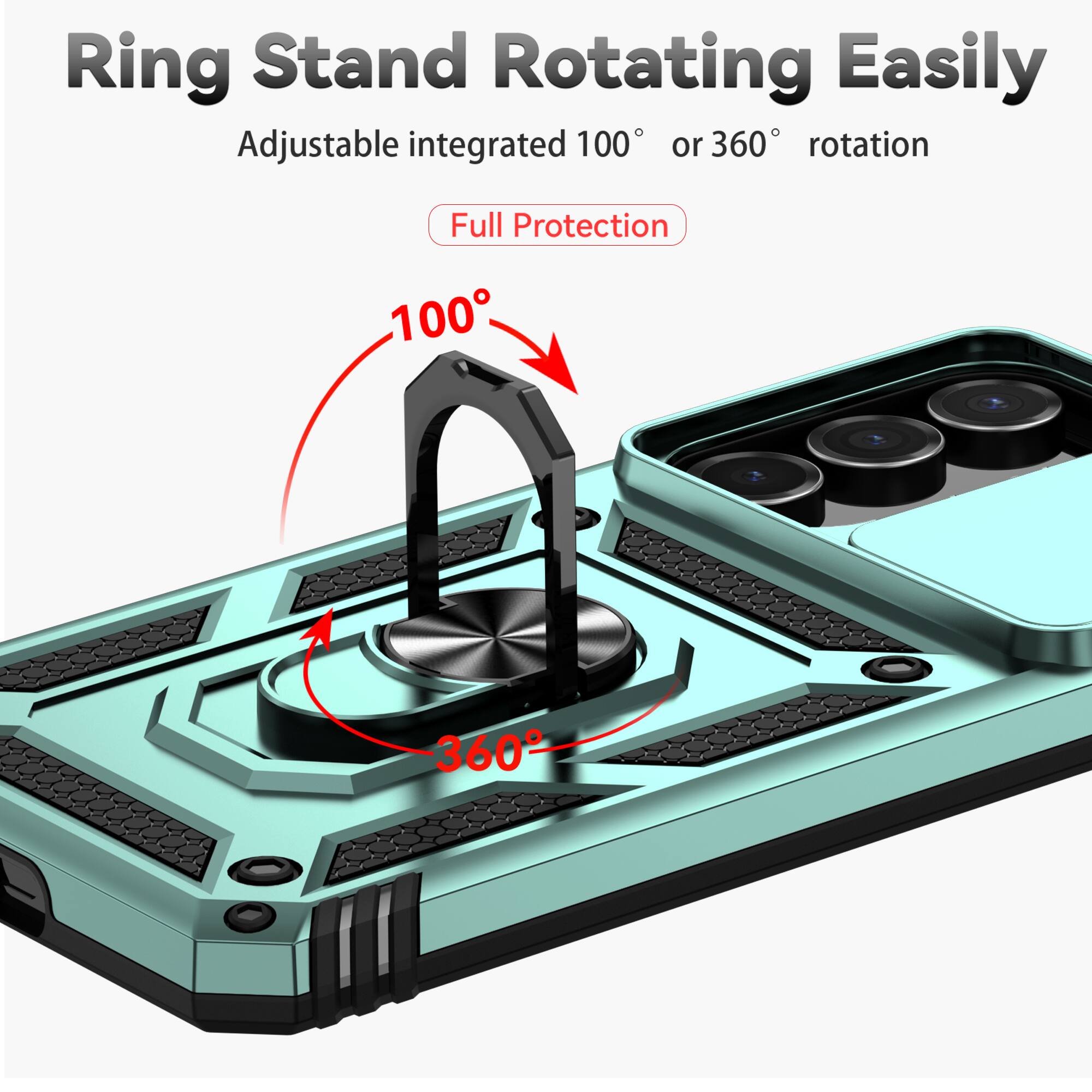 Ring Stand Rotating Easily  
Adjustable integrated 100° or 360° rotation  
Full Protection