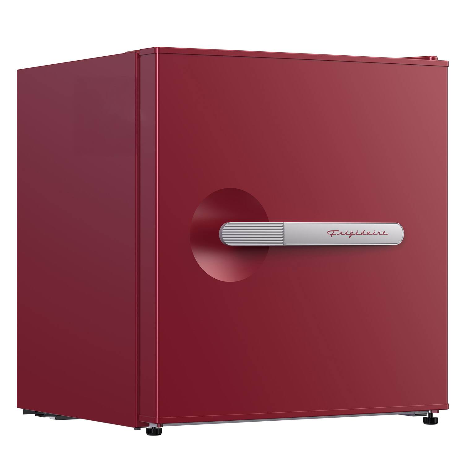 Front. Frigidaire - 1.6-Cu. Ft. Retro Compact Bar Refrigerator, Side Bottle Opener - Merlot.
