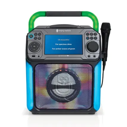 Front. Singing Machine - Groove XL - Black.
