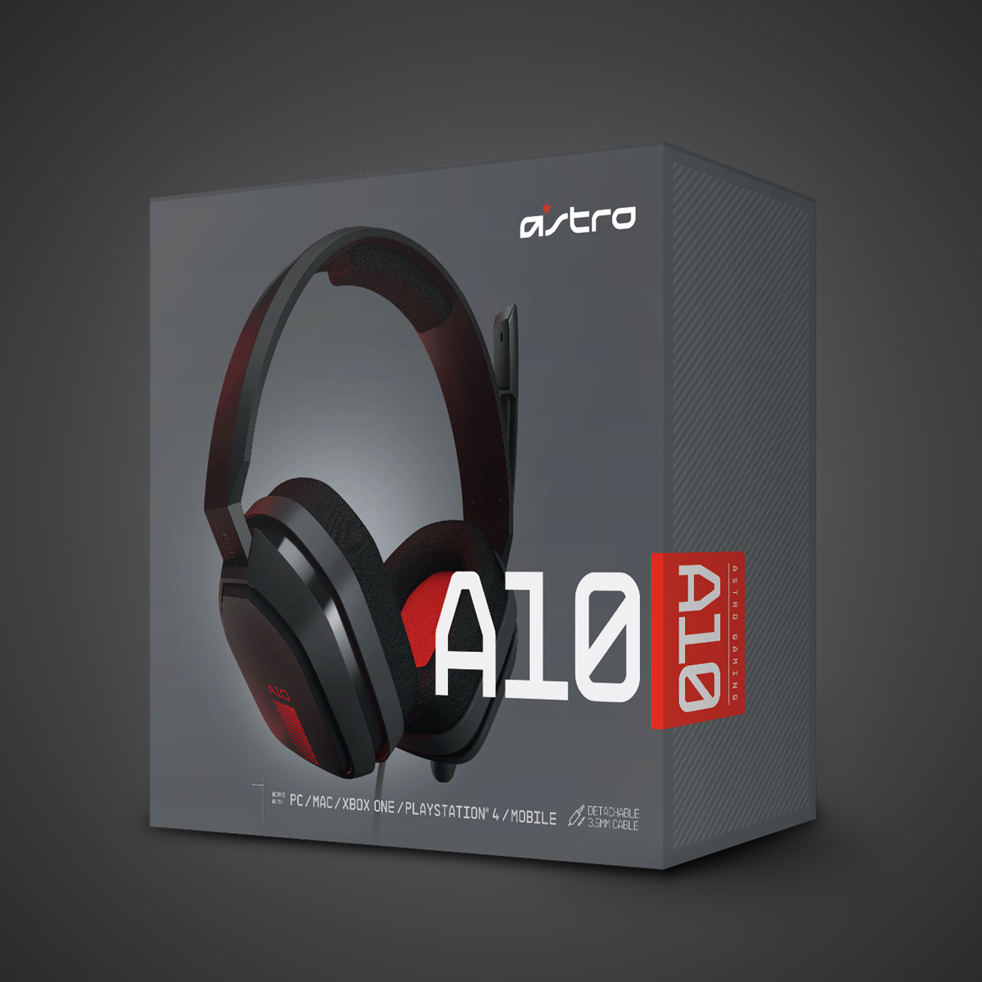 Astro Gaming - A10 Wired Stereo Over-the-Ear Gaming Headset for PC, Xbox  Series X|S, Xbox One, PS5, PS4 and Nintendo Switch - Black/Red
