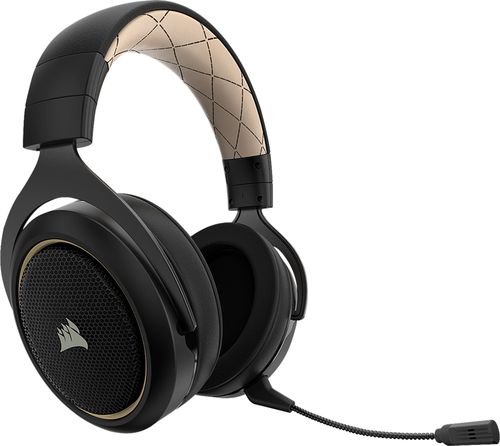 CORSAIR - HS70 SE Wireless Over-the-Ear Gaming Headset for PC - Black/Cream was $99.99 now $69.99 (30.0% off)