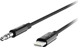 Belkin - 3' Lightning-to-3.5mm Audio Cable - Black