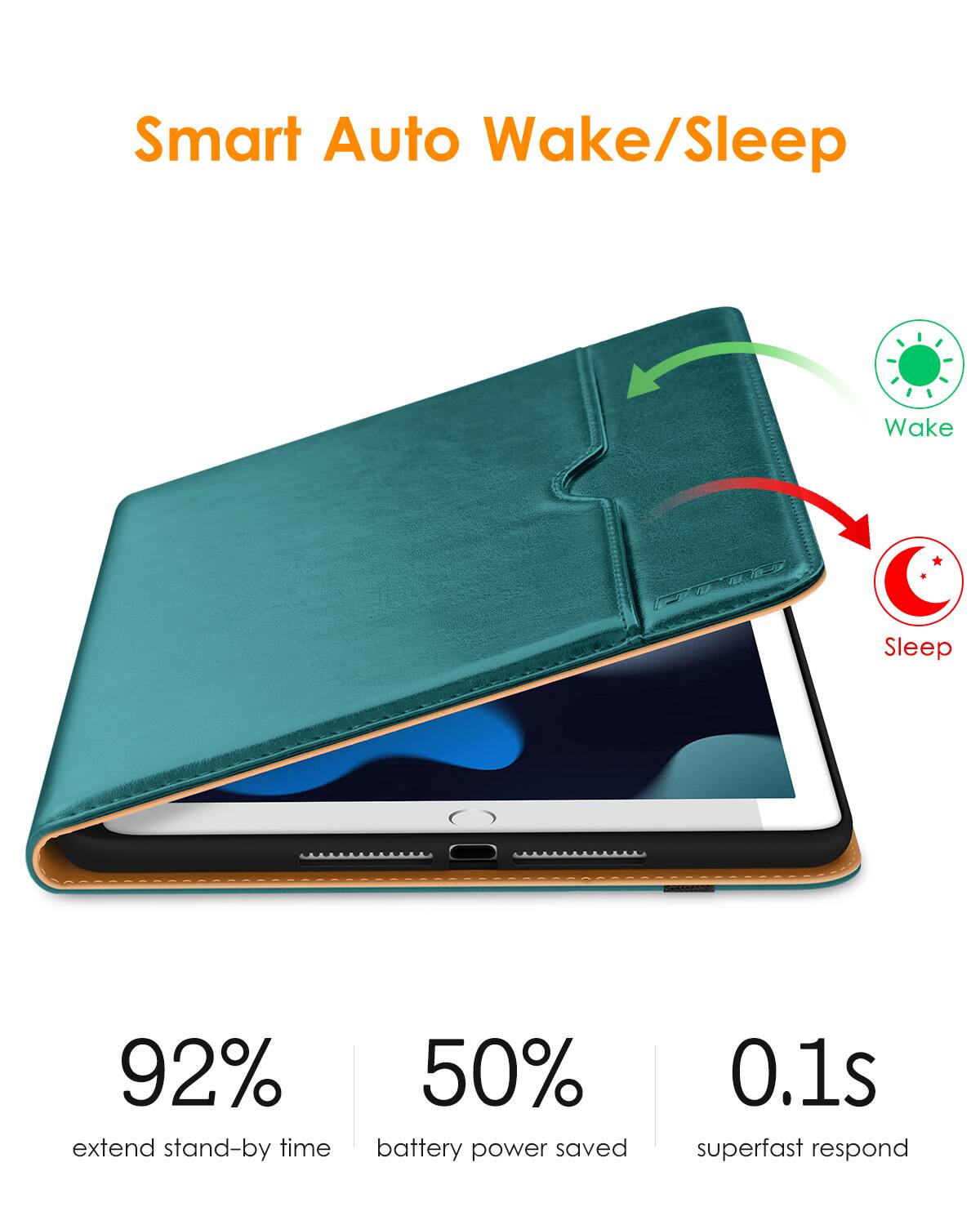 Smart Auto Wake/Sleep

- 92% extend stand-by time
- 50% battery power saved
- 0.1s superfast respond

Wake
Sleep