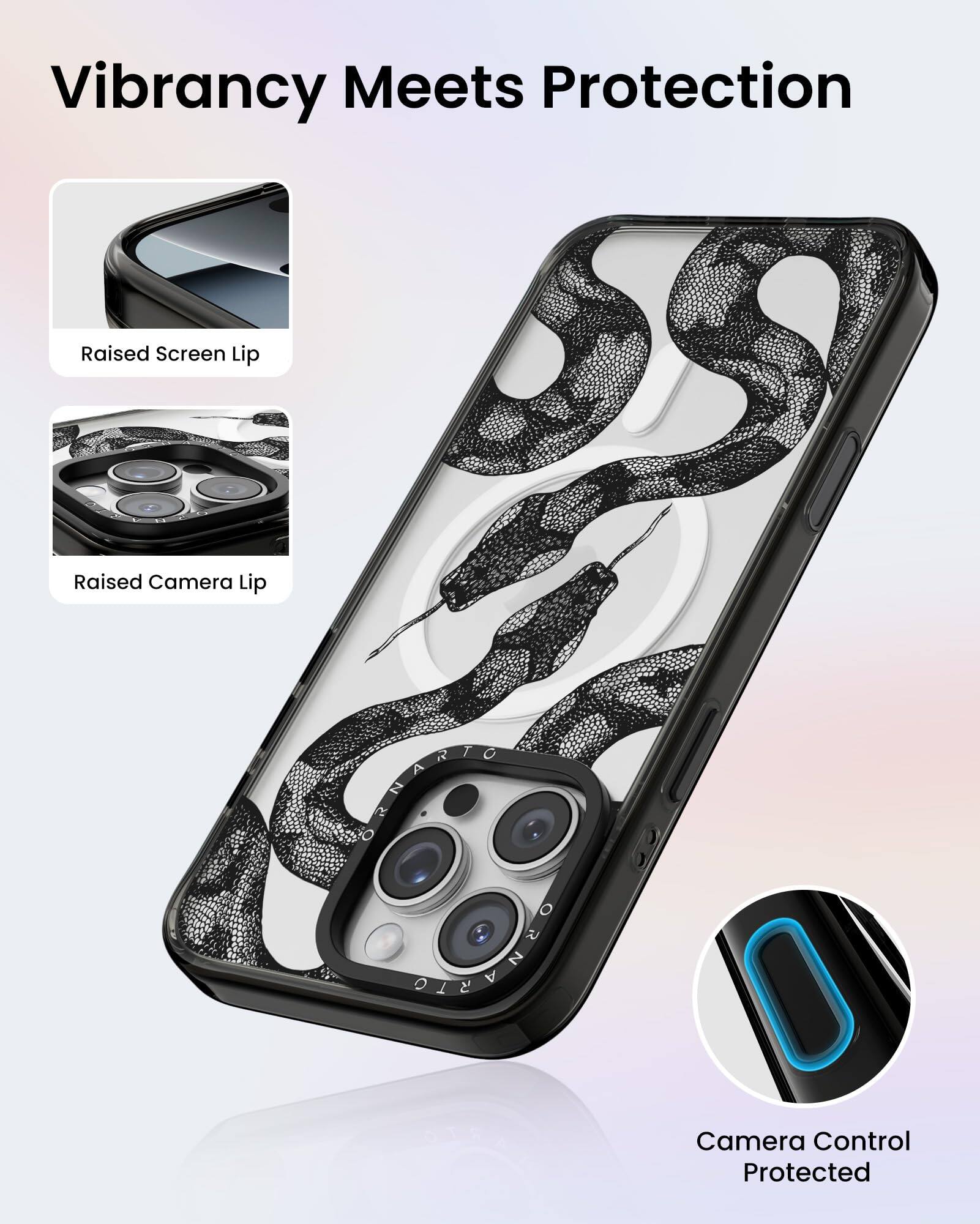 Vibrancy Meets Protection

Raised Screen Lip

Raised Camera Lip

Camera Control Protected