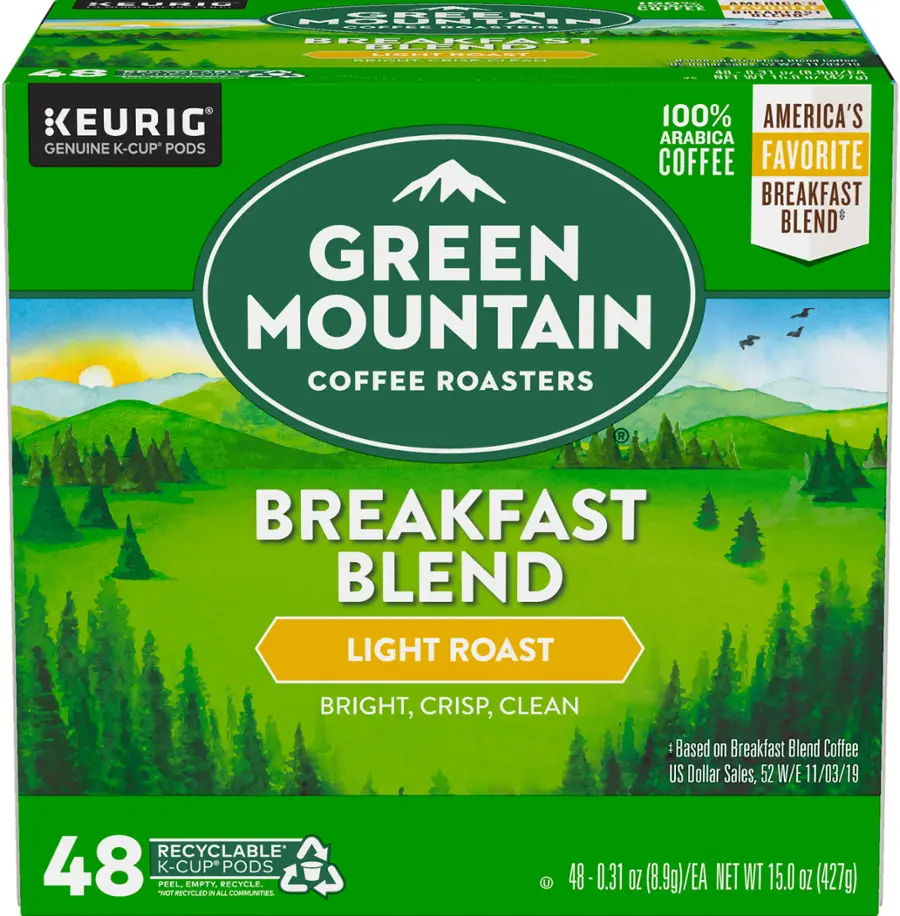 Alt View 15. Green Mountain Coffee - Breakfast Blend K-Cup Pods (48-Pack).