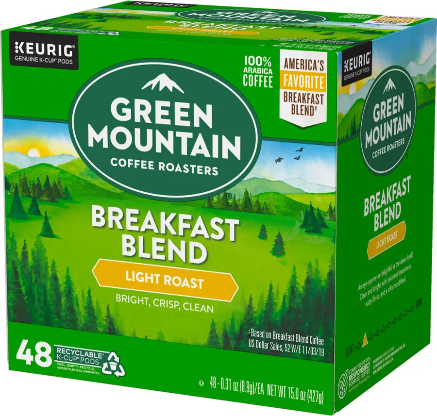 Alt View 19. Green Mountain Coffee - Breakfast Blend K-Cup Pods (48-Pack).