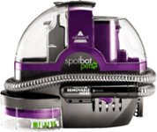Front Zoom. BISSELL - SpotBot Corded  Handheld Deep Cleaner - Grapevine Purple/Titanium.