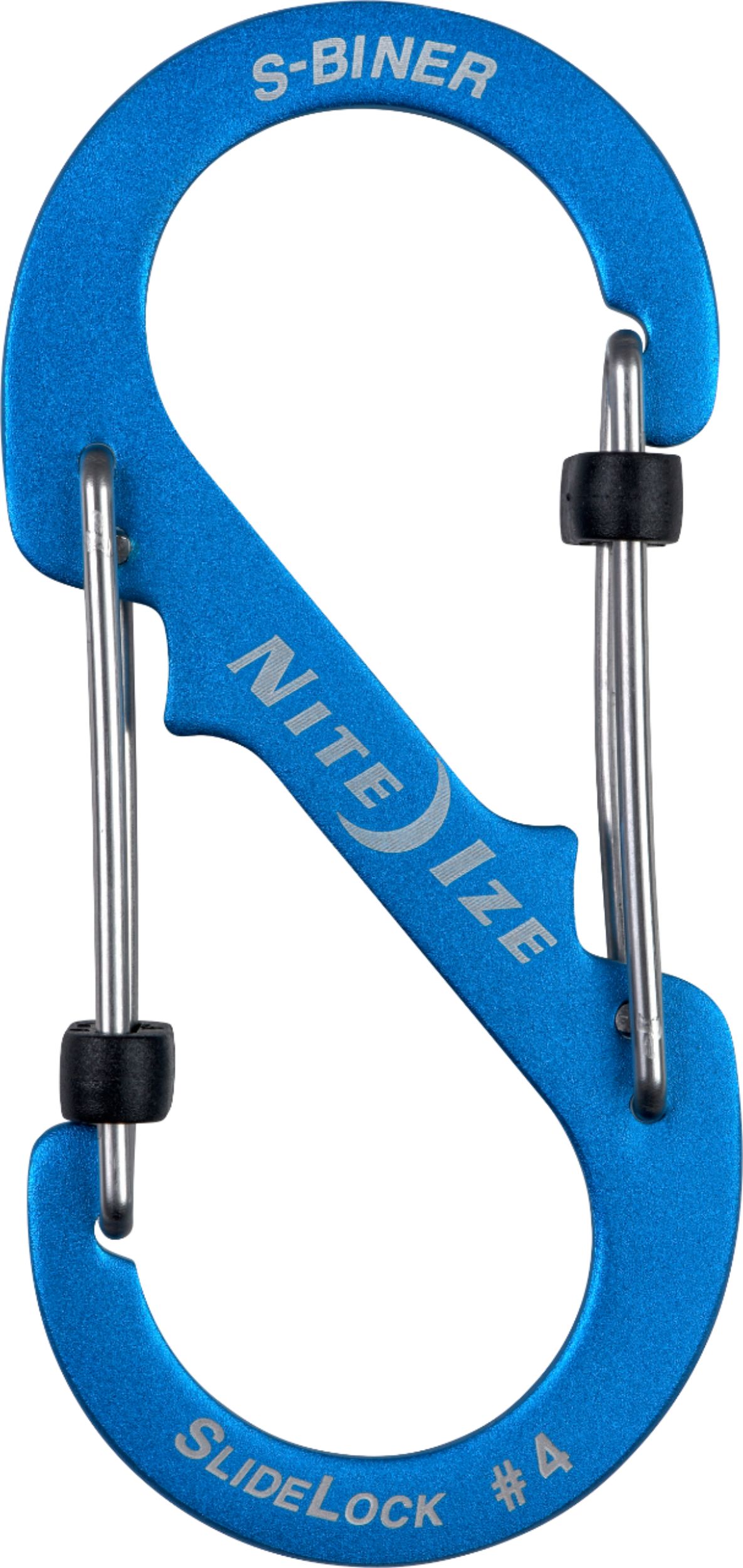 Nite Ize CSLAW3-03-R6 SlideLock Key Ring, Blue
