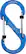 Alt View 13. Nite Ize - S-Biner SlideLock Dual Aluminum Carabiner - Blue.
