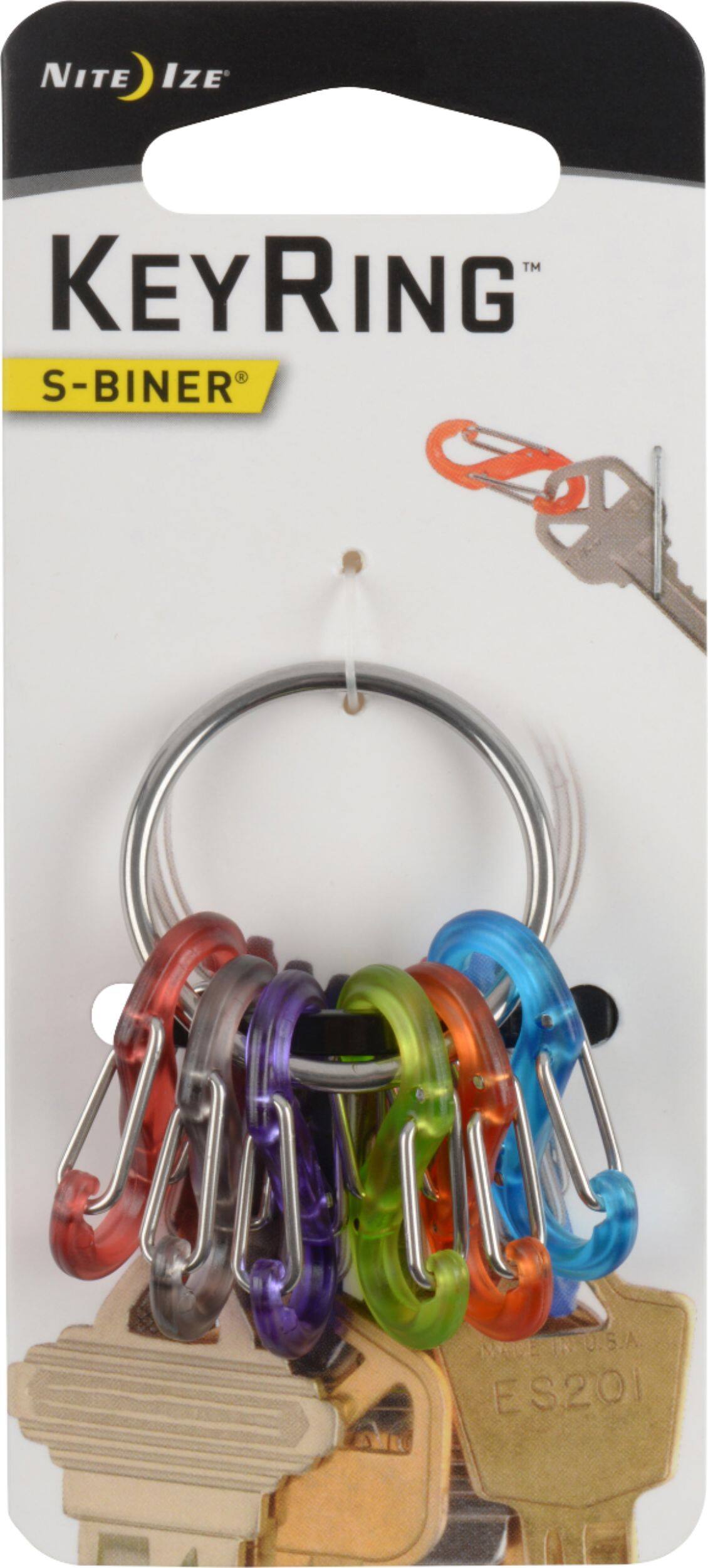 Nite Ize - S-Biner Key Ring - Stainless Steel