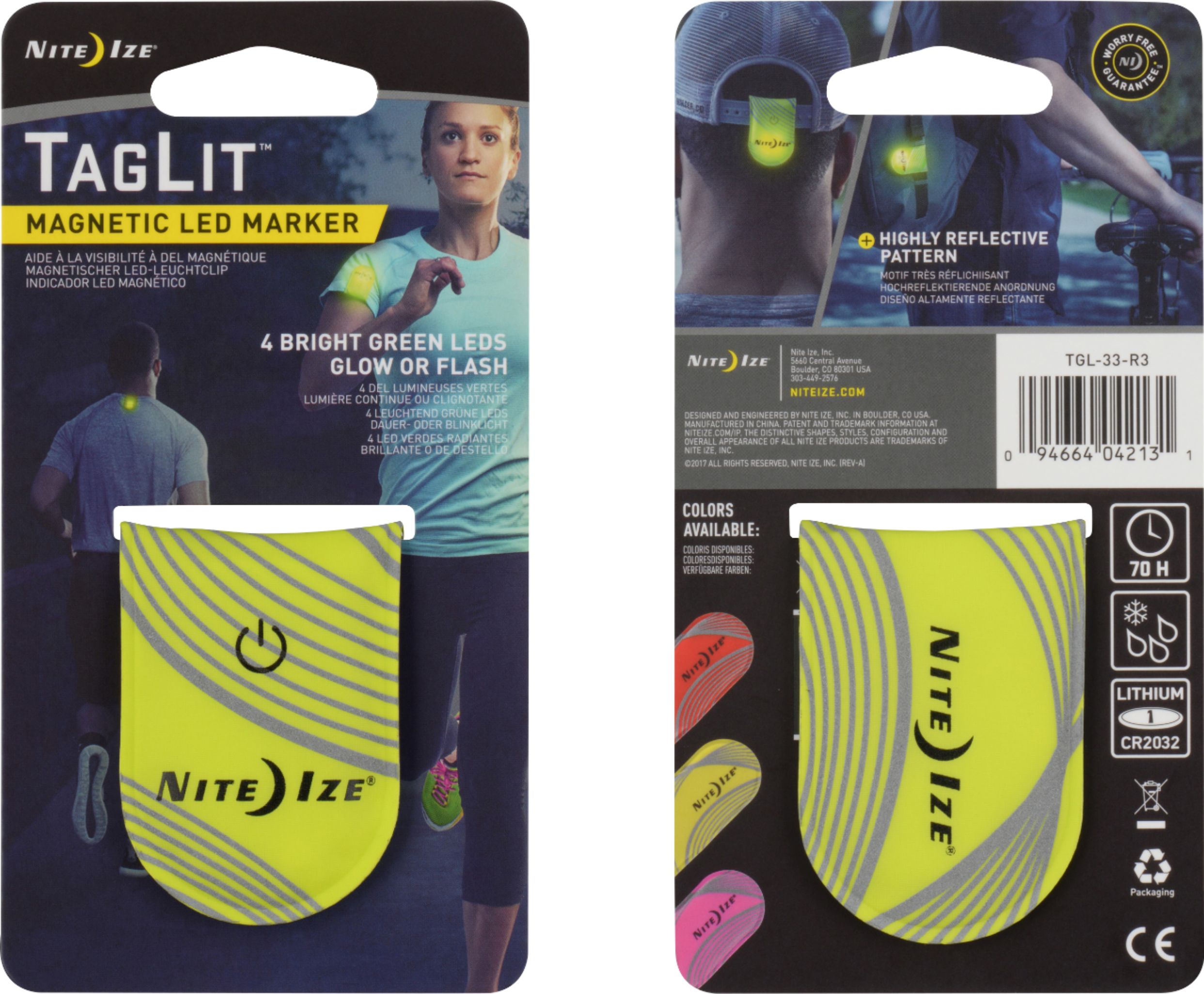 Best Buy: Nite Ize TagLit™ Magnetic LED Marker Neon Yellow TGL-33-R3