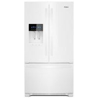 Whirlpool - 24.7 Cu. Ft. French Door Refrigerator - White - Front_Zoom