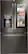 Front. LG - 27.5 Cu. Ft. InstaView French Door-in-Door Refrigerator - Black Stainless Steel.