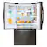 Alt View 1. LG - 27.5 Cu. Ft. InstaView French Door-in-Door Refrigerator - Black Stainless Steel.