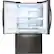Alt View 2. LG - 27.5 Cu. Ft. InstaView French Door-in-Door Refrigerator - Black Stainless Steel.