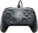 Front. PDP - Faceoff Wired Pro Controller Star Mario Controller for Nintendo Switch - Black.