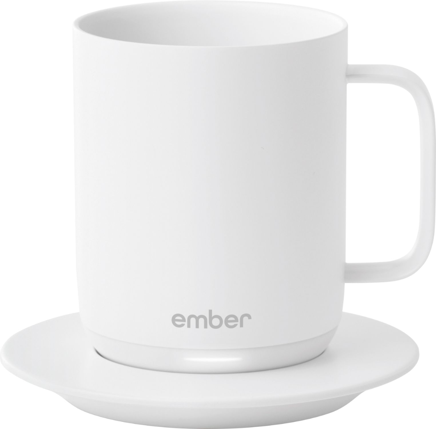 Ember 10 oz. Temperature Controlled Ceramic Mug White  - Best Buy