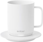 Angle Zoom. Ember - 10 oz. Temperature Controlled Ceramic Mug - White.