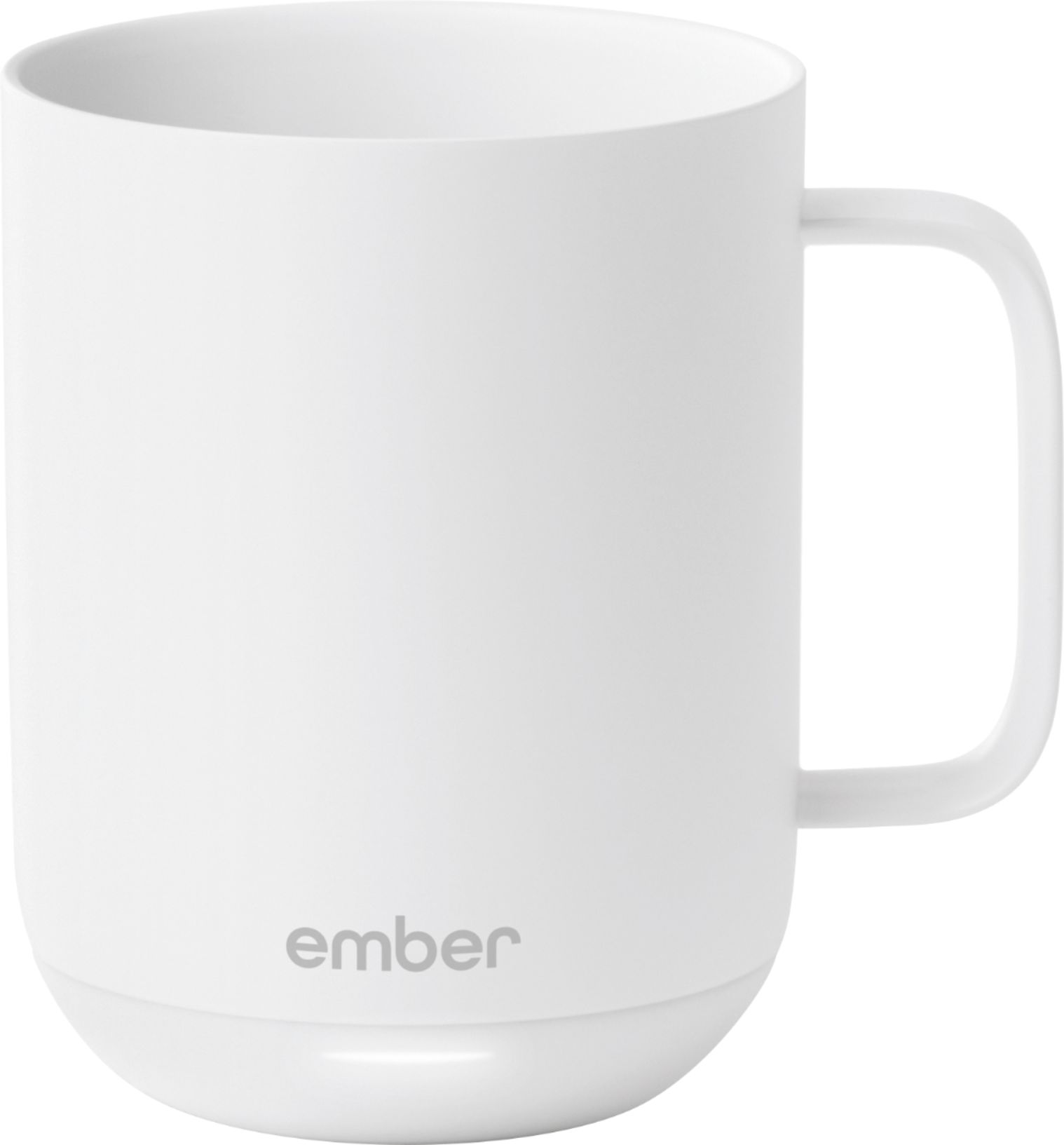 Alt View 11. Ember - 10 oz. Temperature Controlled Ceramic Mug - White.